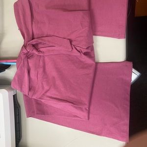PINK yoga flare pants